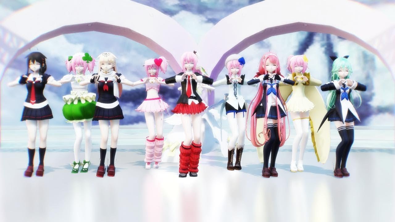 【MMD艦これXしゅごキャラ】みんなでこころのたまご