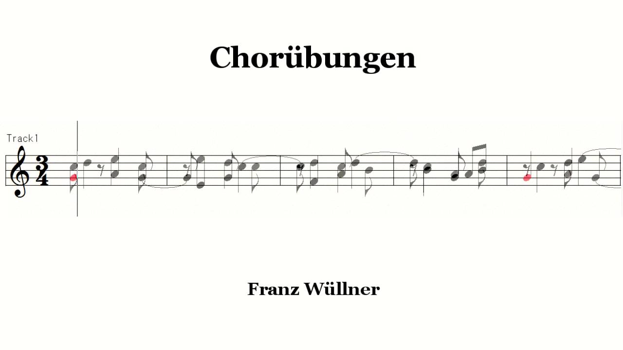 Chorubungen 33B コールユーブンゲン