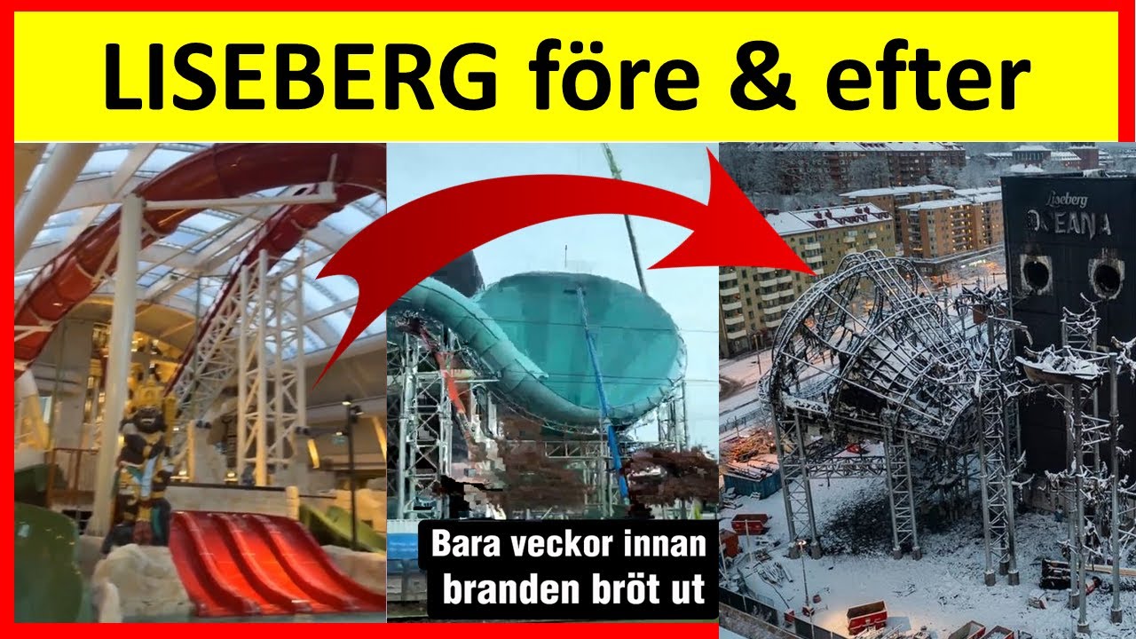 Liseberg EXPLODERADE! FÖRE och EFTER bilder inifrån (VARNING)