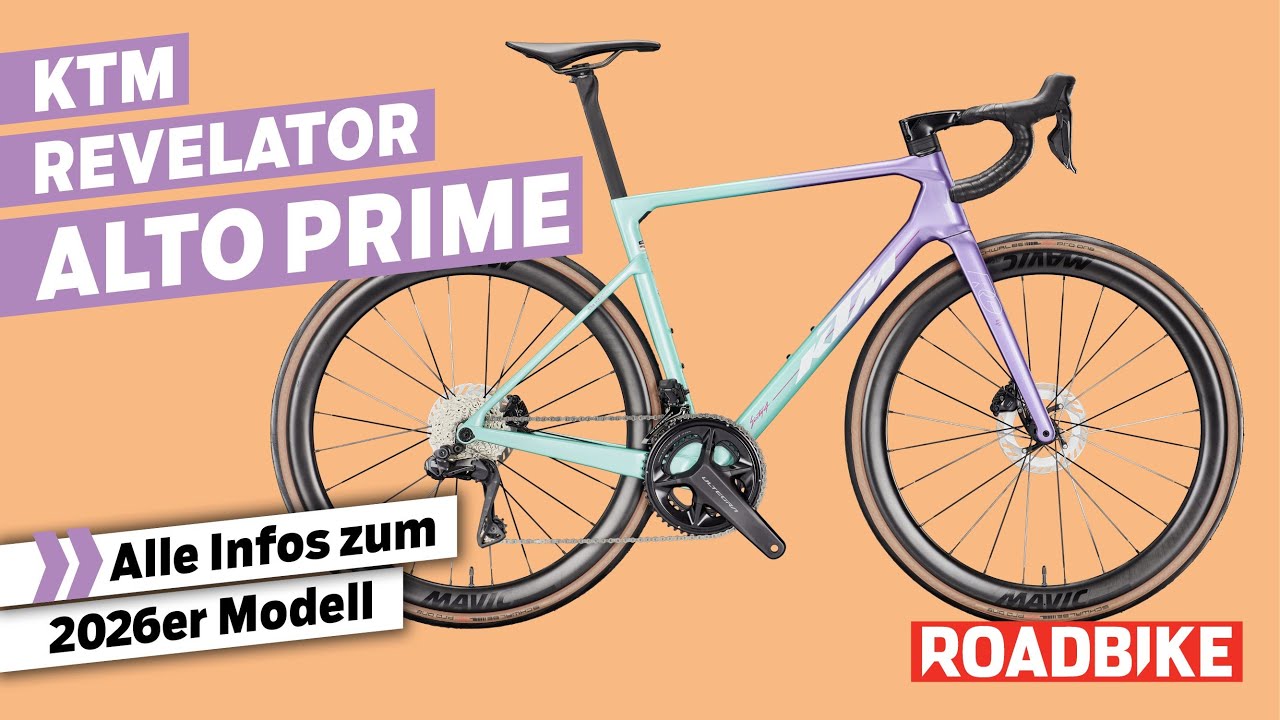 Hingucker: KTM Revelator Alto Prime - Allround-Rennrad in Miami Vice-Optik