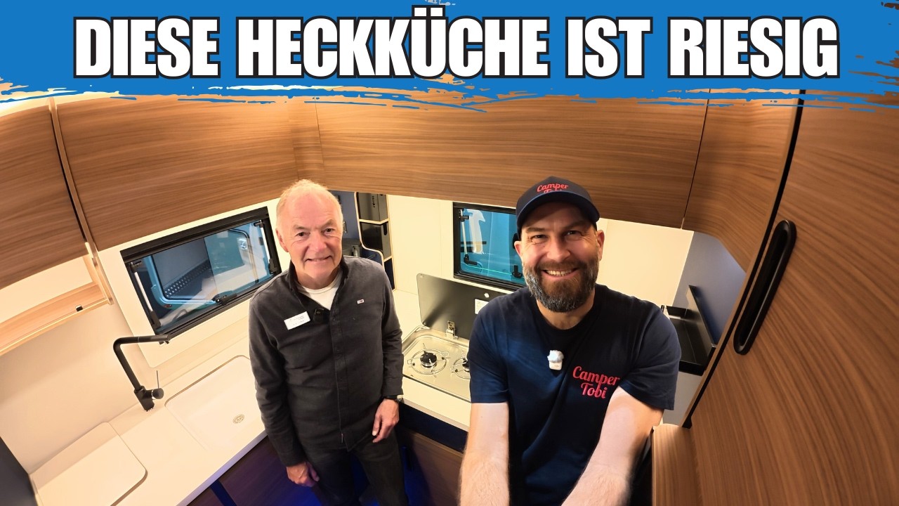 Riesige Heckk&uuml;che | RIMOR Sailor 56 Plus f&uuml;r Familien!