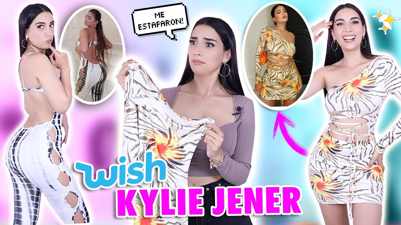 PROBANDO LOS VESTIDOS de KYLIE JENNER QUE COMPR&Eacute; EN WISH 😐&iquest;Vali&oacute; la pena? 😱 | Claudipia
