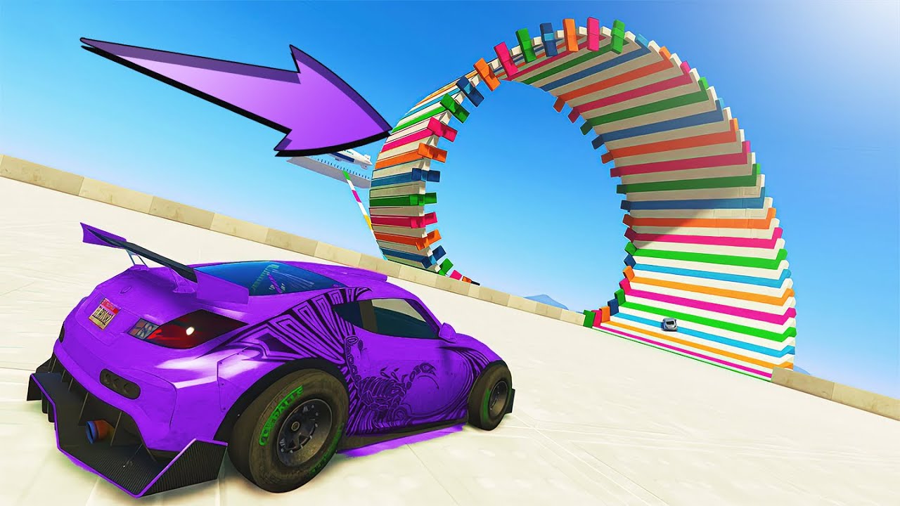 🟠 99.584% PEOPLE WILL FAIL IN THIS IMPOSSIBLE GTA 5 CAR PARKOUR RACE