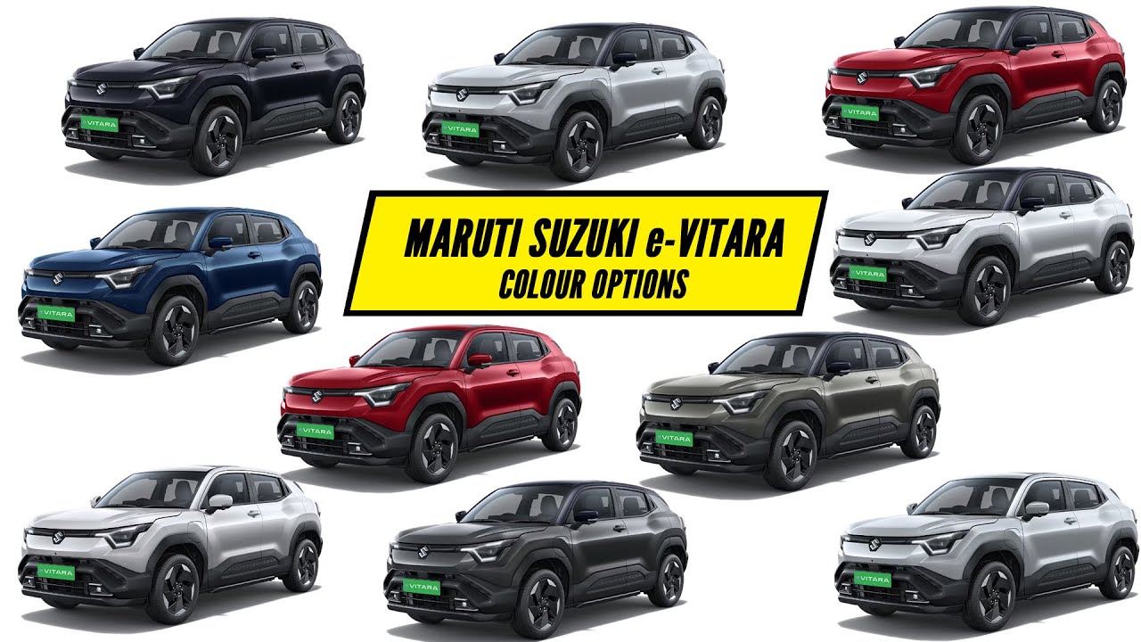 2025 Maruti Suzuki e-Vitara - All Color Options - Images | AUTOBICS