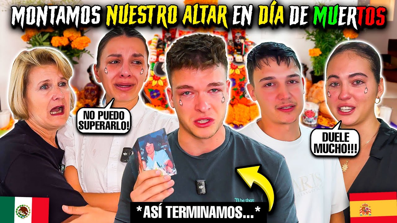 MONTAMOS NUESTRO ALTAR en DÍA DE MUERTOS🇲🇽  **Mi familia llora mucho**😭
