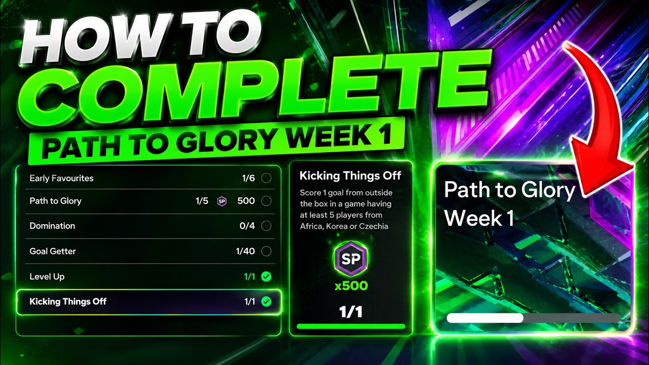 КАК БЫСТРО пройти 1-ю неделю Path to Glory!