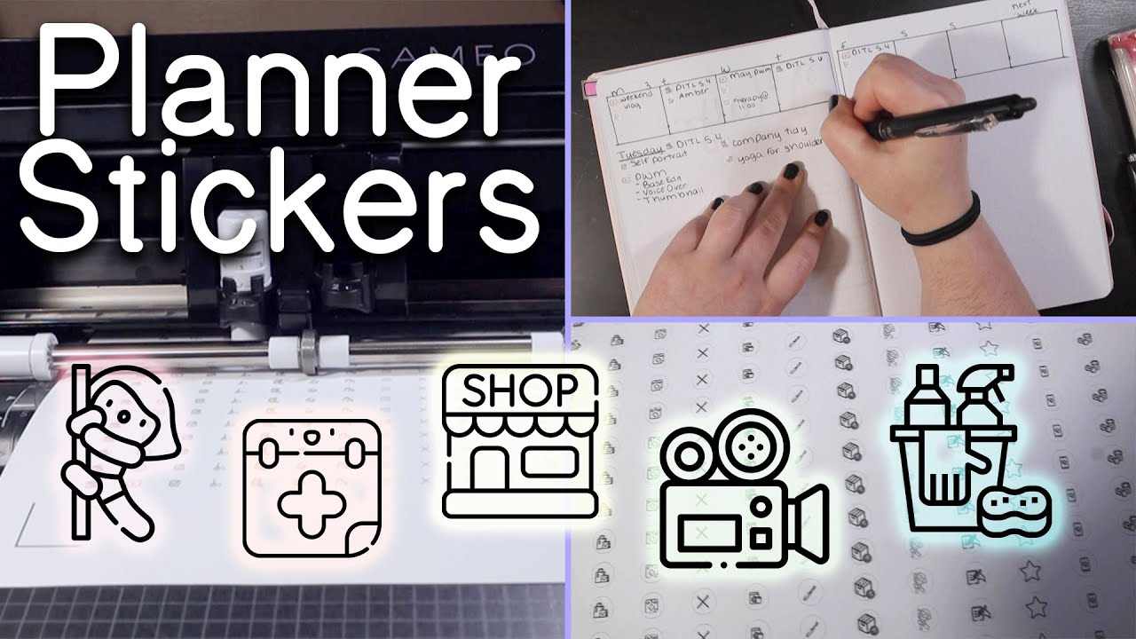 Making Icon Planner Stickers With the Silhouette Cameo 4