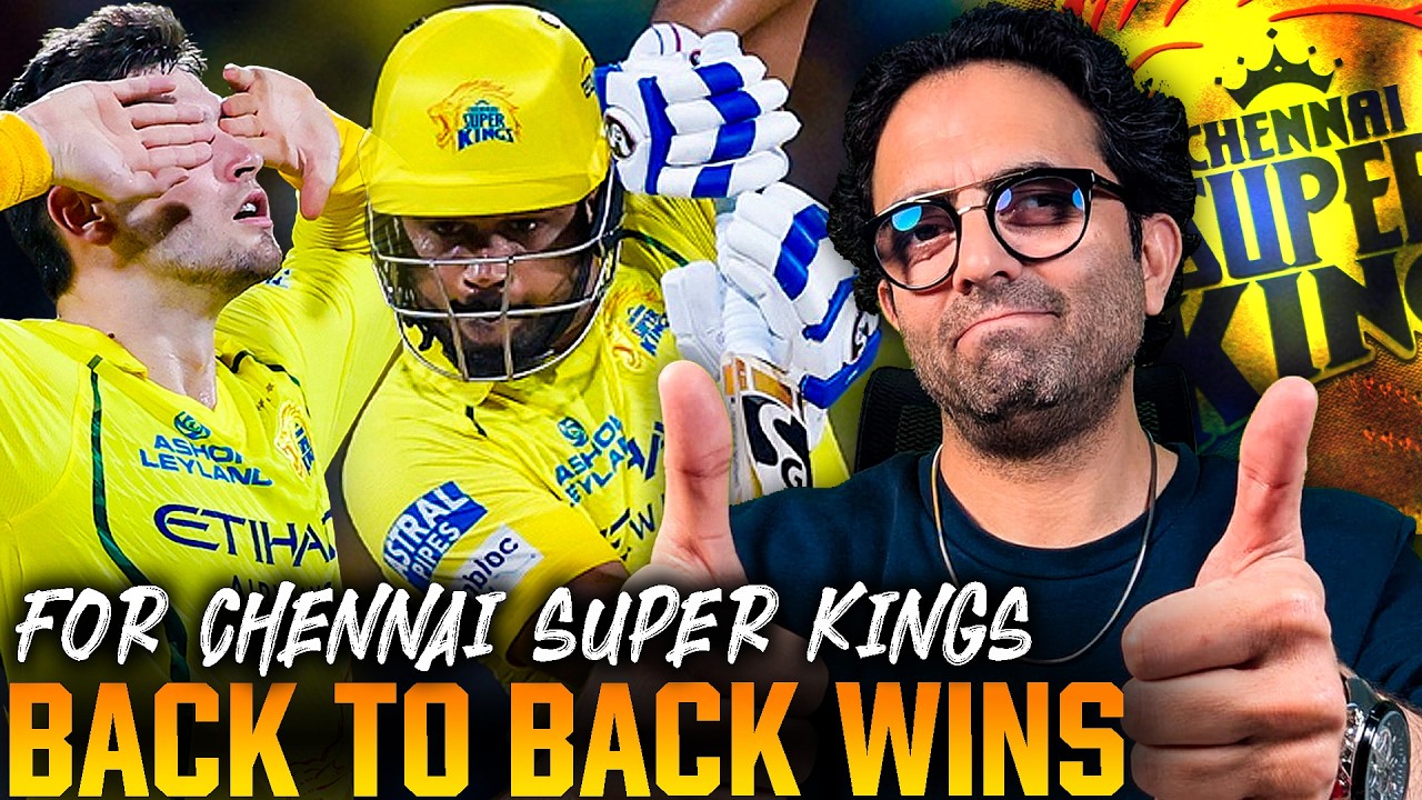 Back to back win for CSK 🏏 CSK beat KKR by 32 runs | 3 wickets for Noor Ahmad 🔥