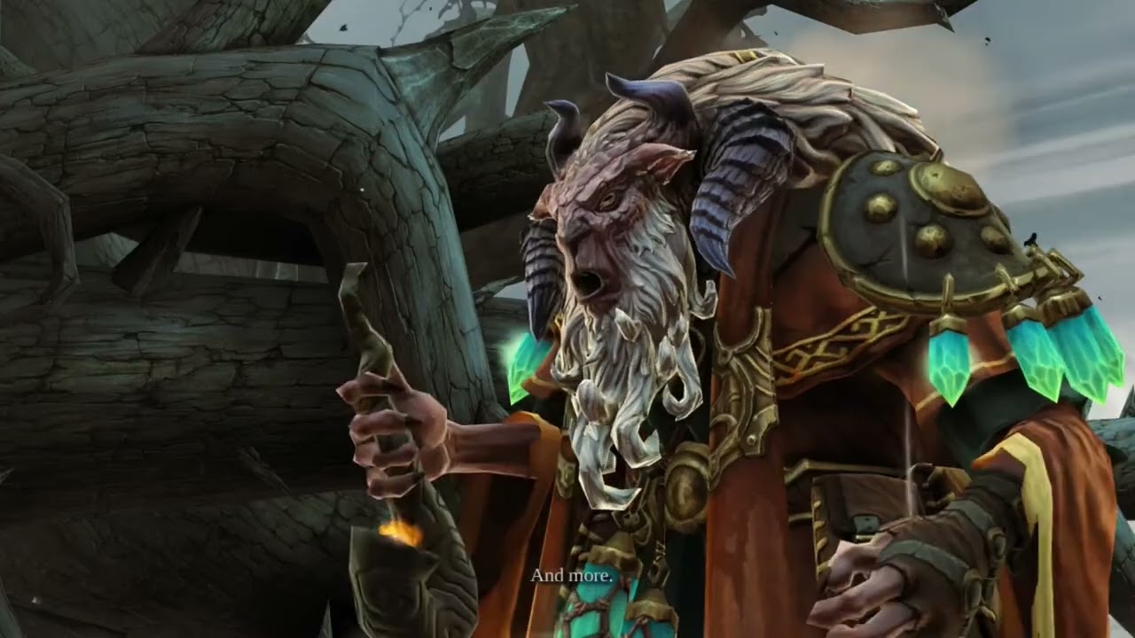 Ostegoth all dialogue cutscenes Darksiders II Deathinitive Edition