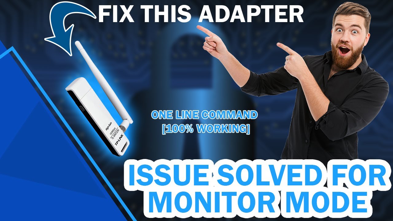 FIX THIS ADAPTER (TP-Link TL-WN722n v2/v3) - Monitor Mode Problem Solved!!