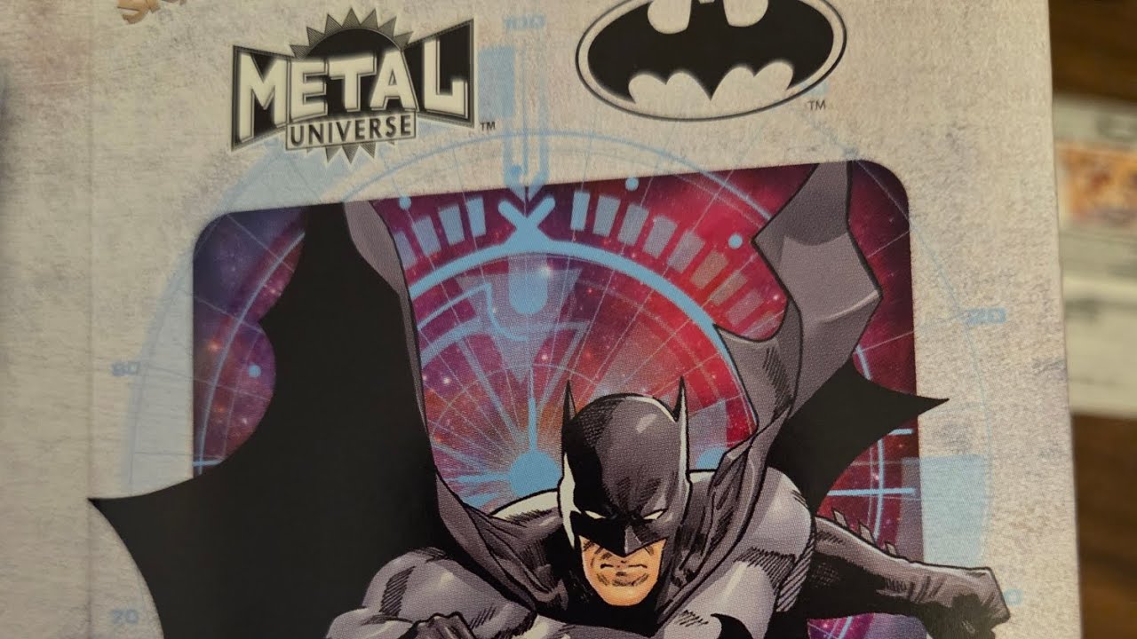 Unboxing Upper Deck Skybox Batman Metal Universe Blaster Boxes 