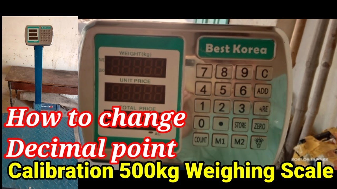 500kg Weighing Scale Calibration _ Calibration Best Korea indicator || By Malik Scale