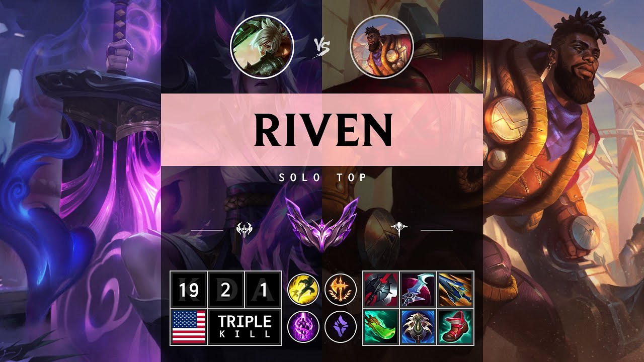 Riven Top vs K'Sante - NA Master Patch 14.13