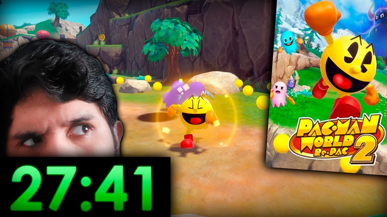 ASÍ ES el SPEEDRUN RÉCORD MUNDIAL de Pac Man World Re Pac 2