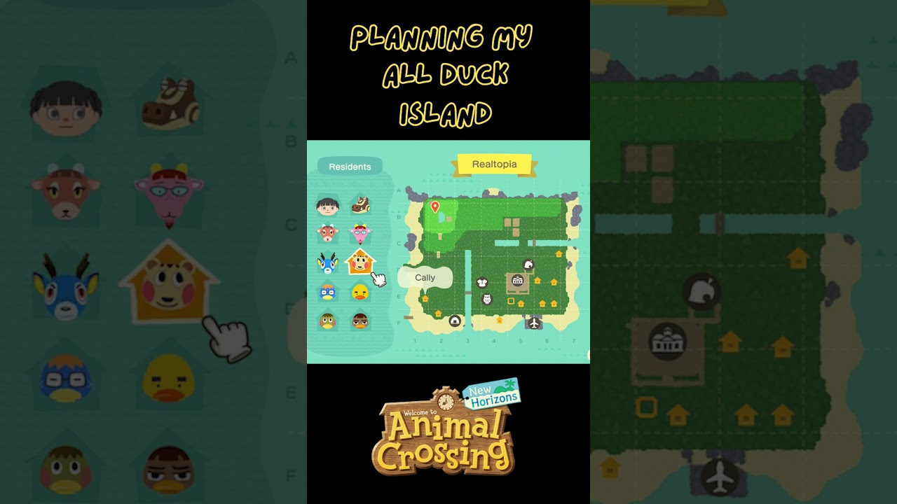 Planning Out My Duck Island // Let's Play Animal Crossing Episode 11