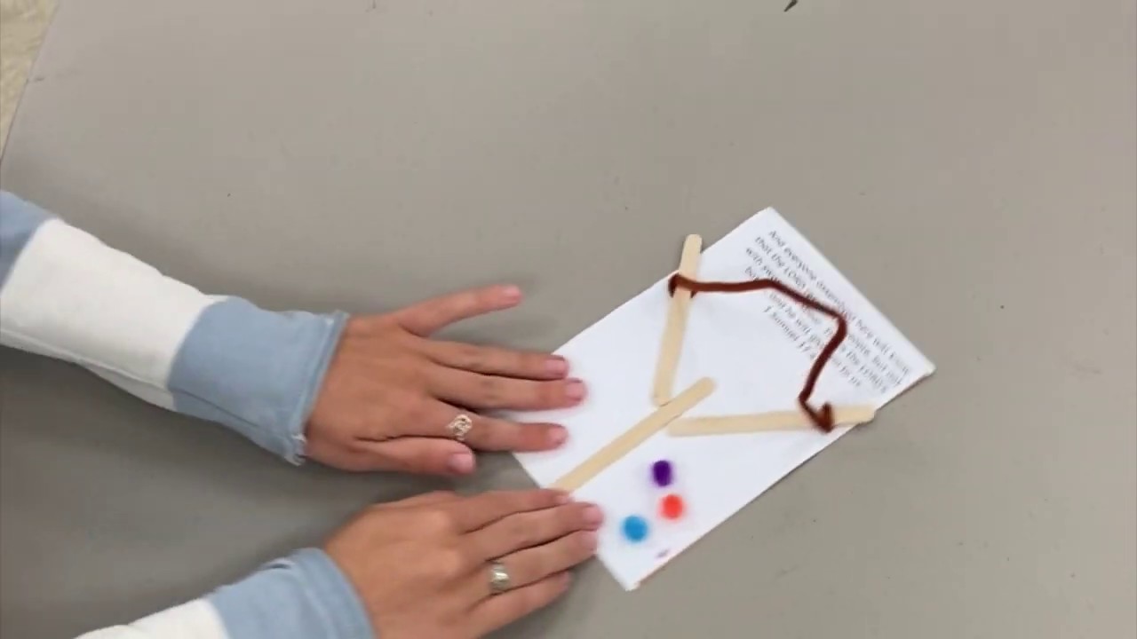 VBS Week 1 Craft-David's Slingshot