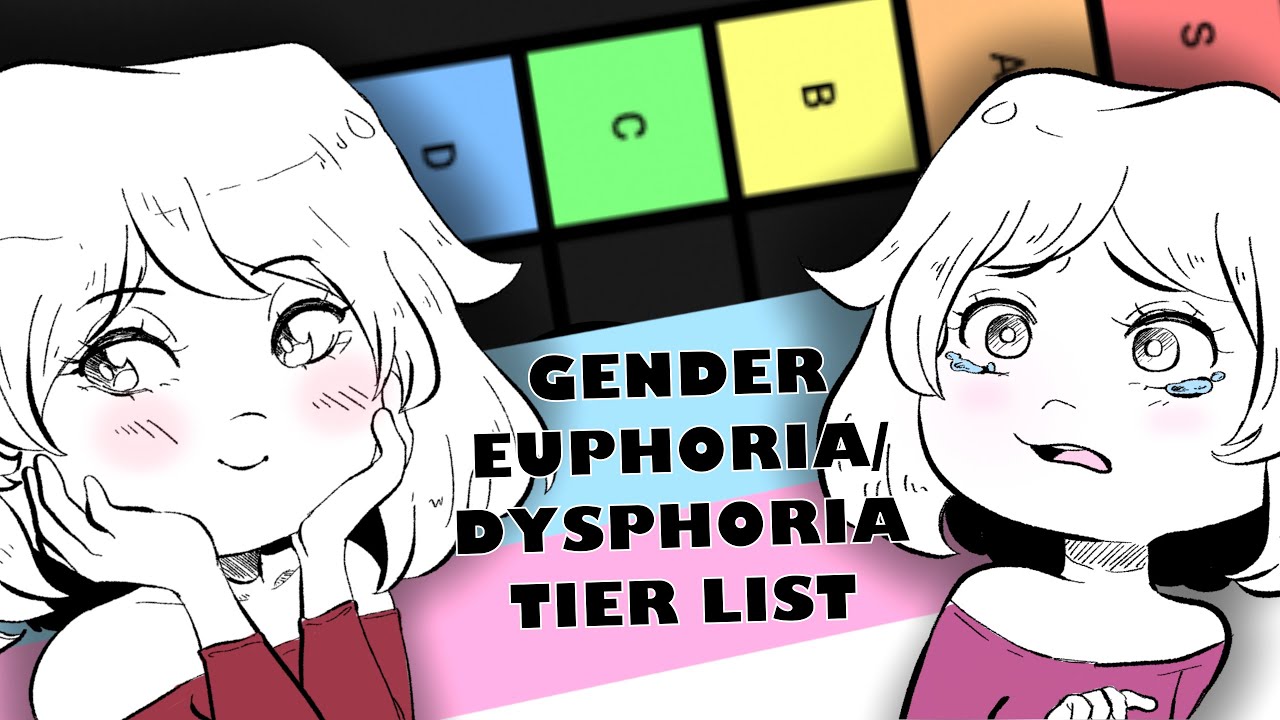I made a gender euphoria/dysphoria tierlist