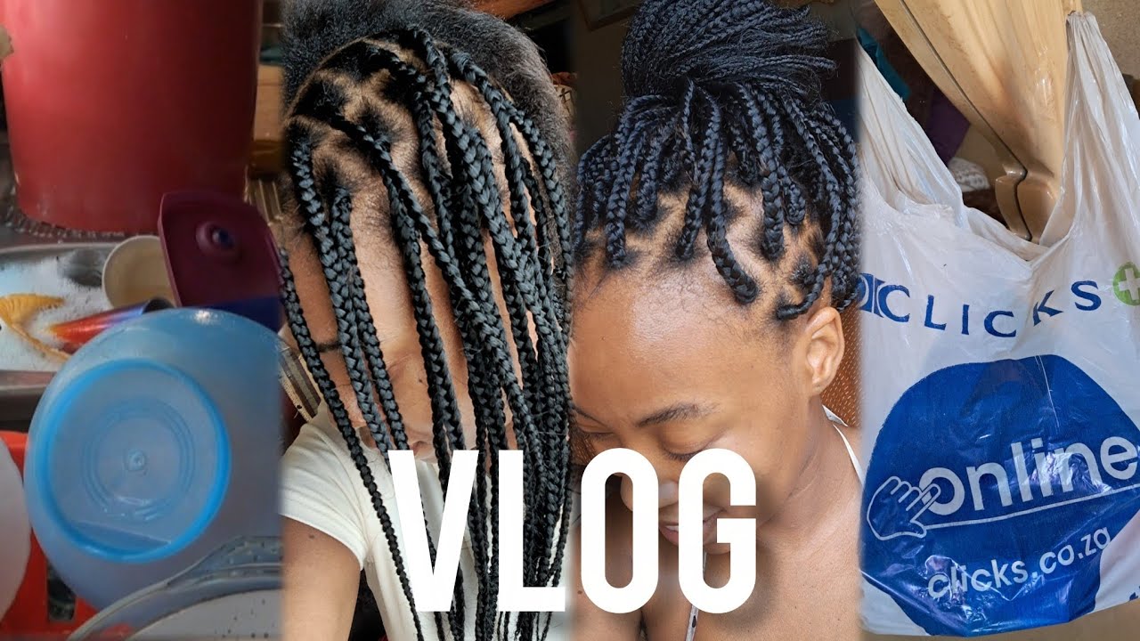 Vlog | Clean With Me | Braiding my own Hair | Things I Use Personally 