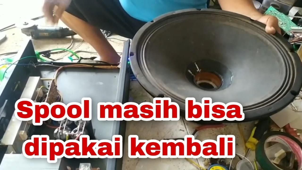 cara melepas spool speaker supaya tidak rusak dengan cepat dan mudah
