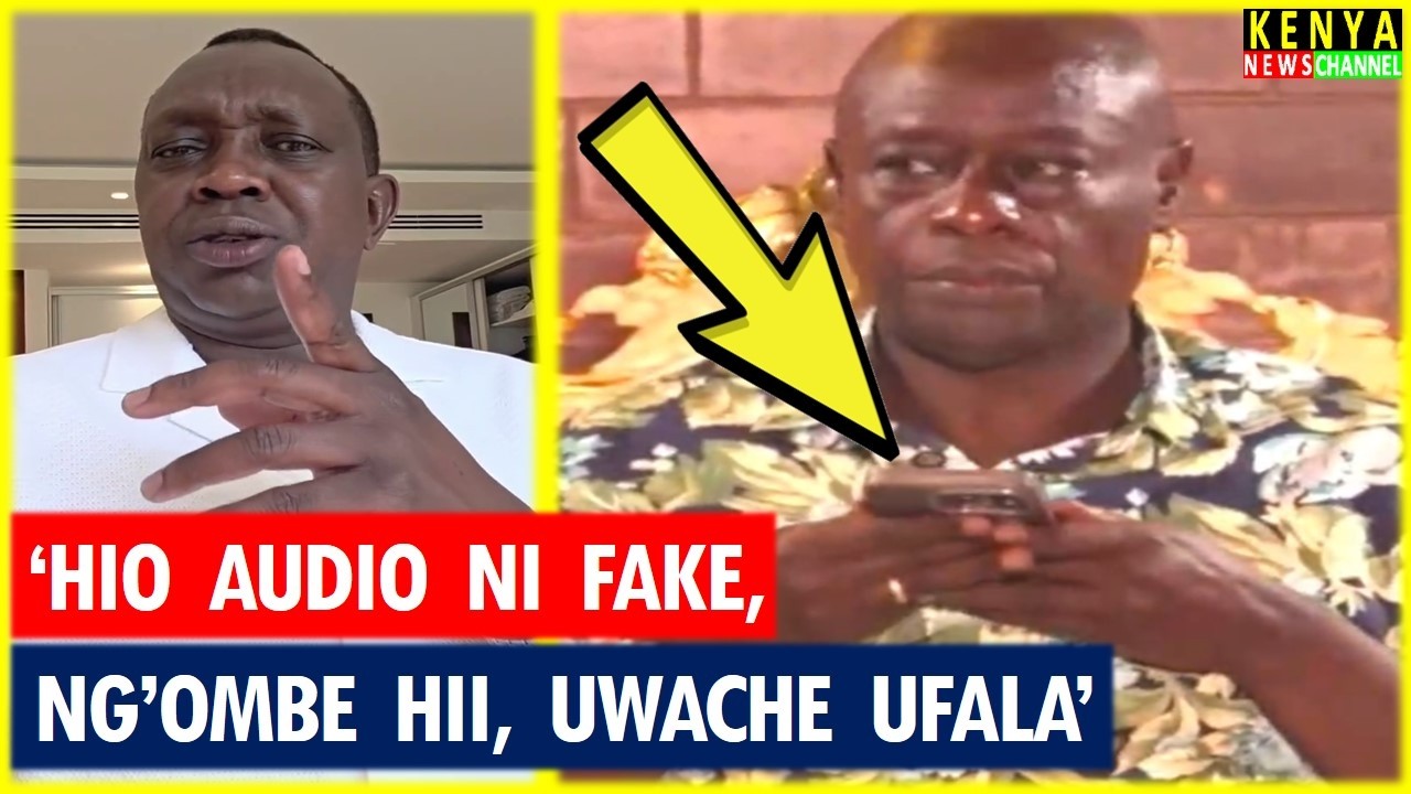 Oscar Sudi sends a WARNING to Gachagua after interview audio played alleged to be of him
