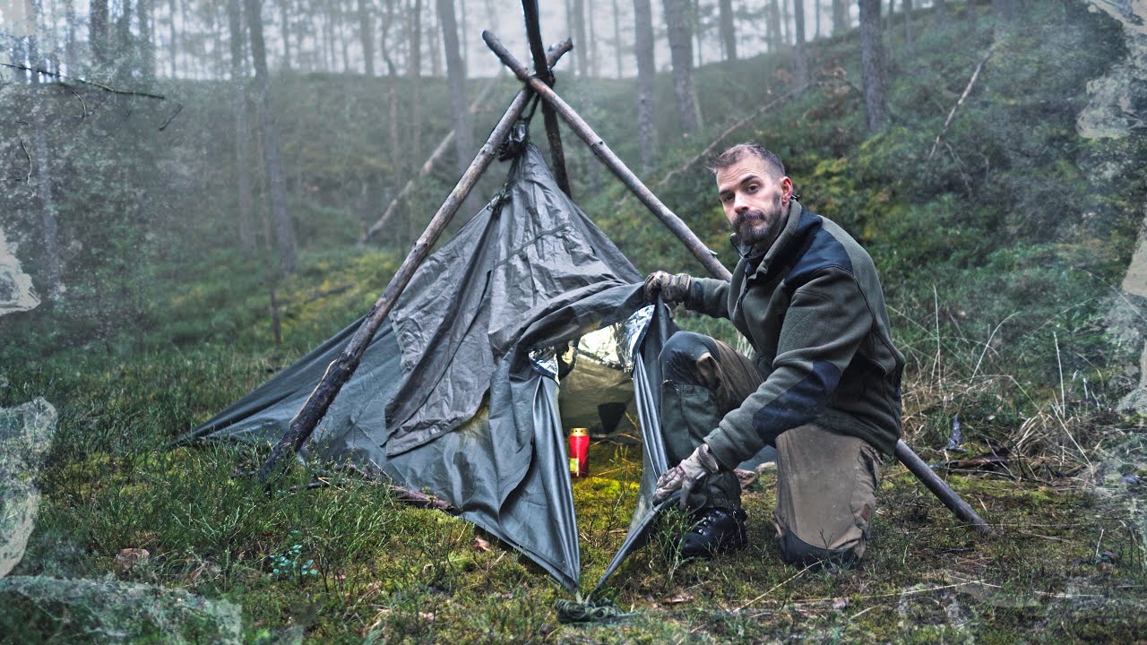 Tarp Shelter im Winter - Simpel, leicht & warm