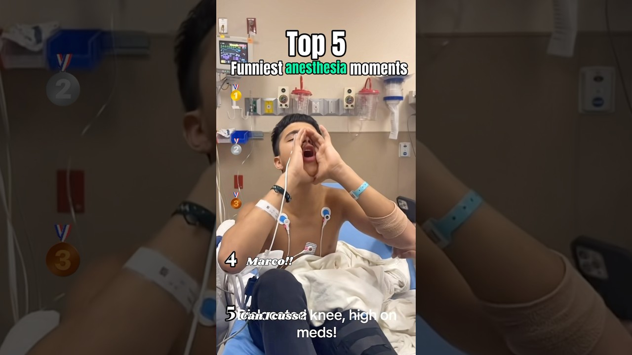 Top five funniest anesthesia moments ￼🤣👉 the last one😅  #funnyclips #moments #top5 #funnymoments