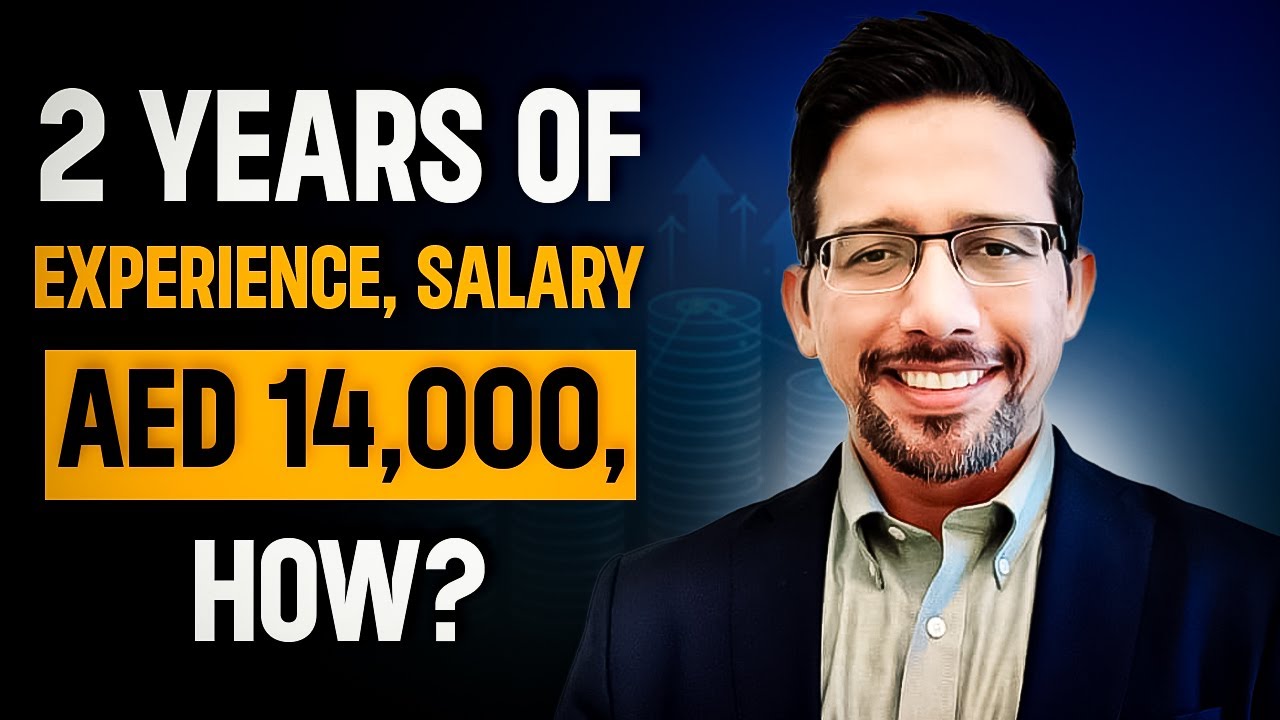 2 years of experience, salary AED 14,000, how? #dubaijobs #salary