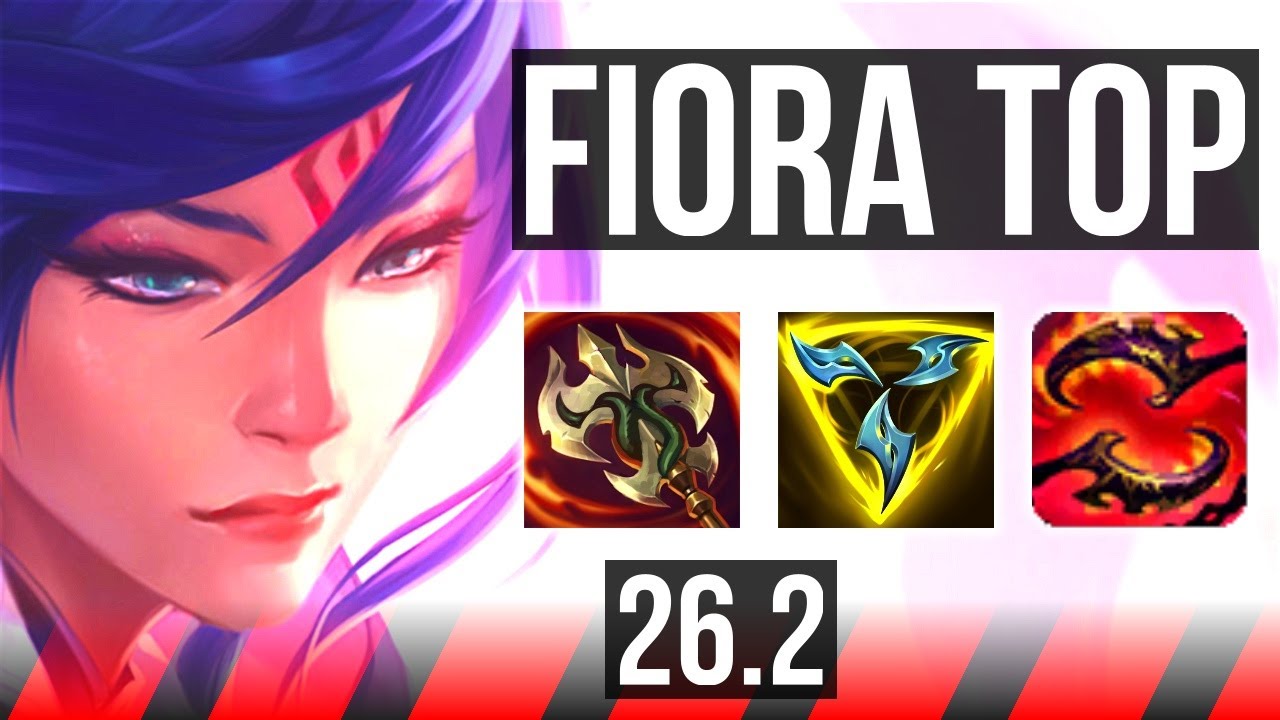 FIORA vs DARIUS (TOP) | Good KDA: 15/1/10 | NA Grandmaster | 26.2