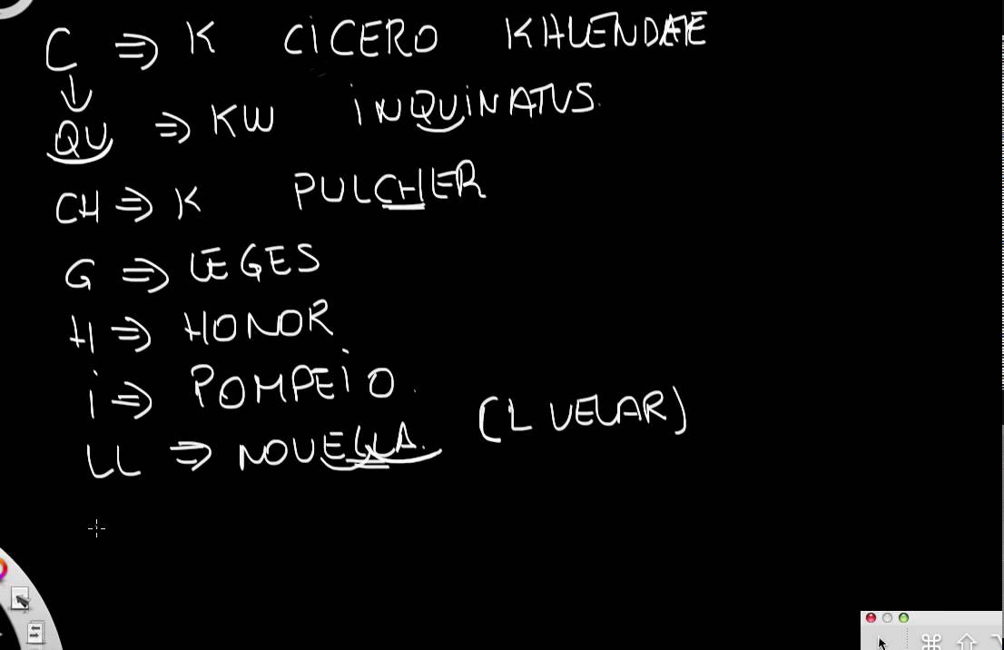 Alfabeto latín I