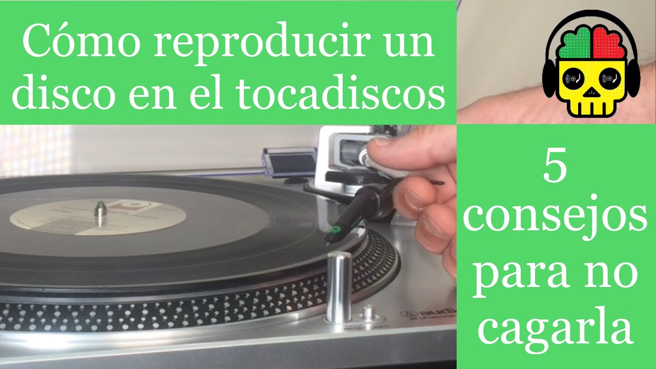 TUTORIAL B&Aacute;SICO: C&oacute;mo poner un disco de vinilo correctamente en un tocadiscos manual AT-LP120