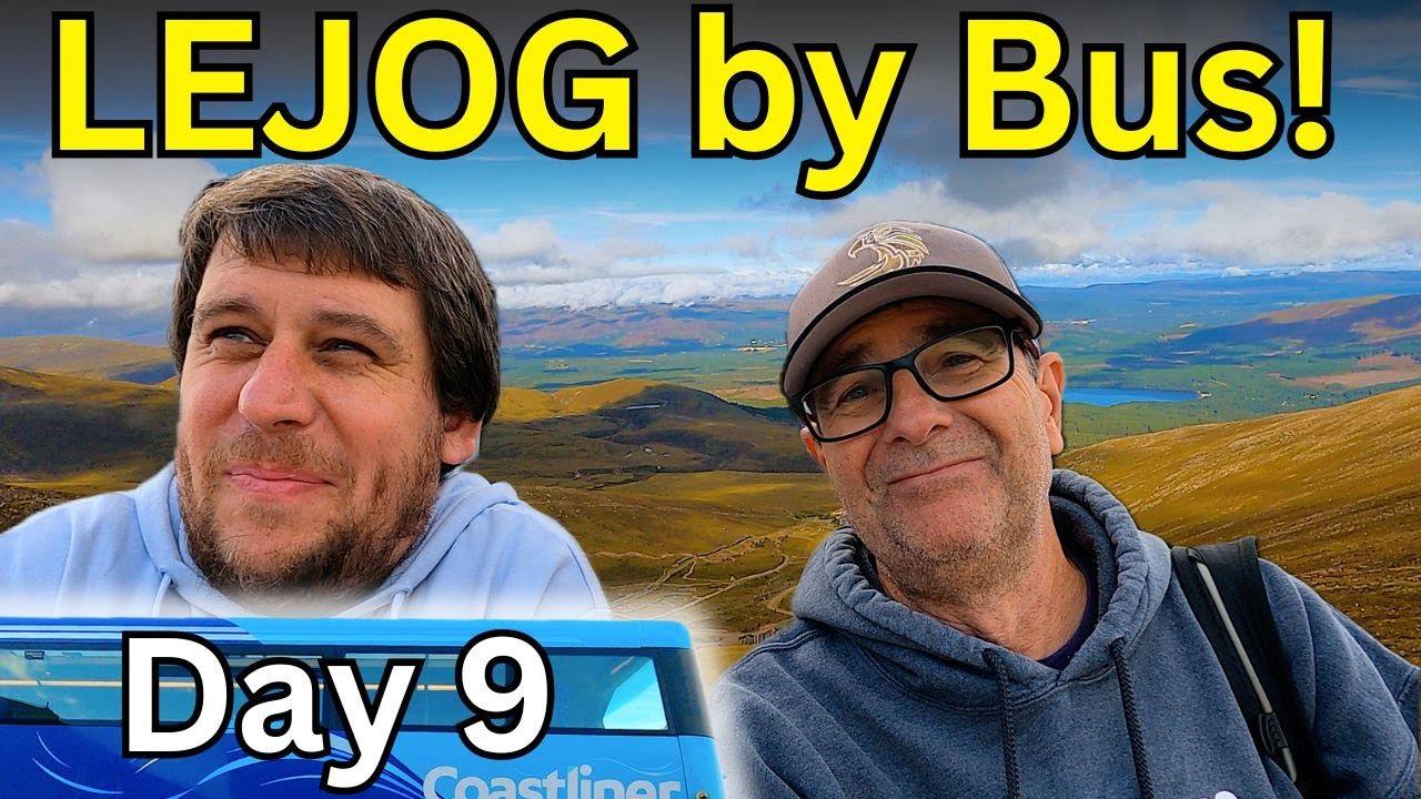 Land's End to John O'Groats BY BUS Day 9 - Let's go up a mountain!