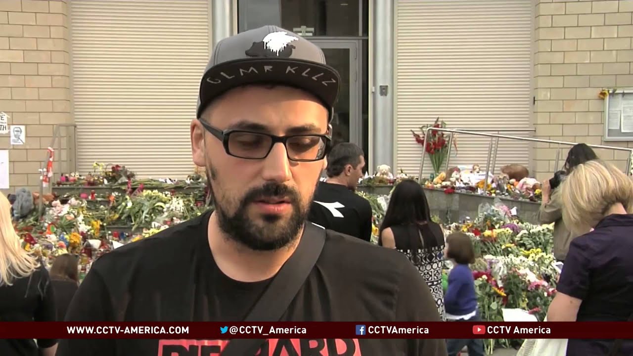 Ukrainians mourn for MH17 victims