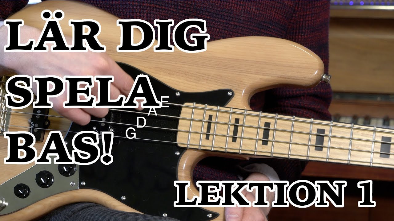 Lär dig spela bas - Lektion 1