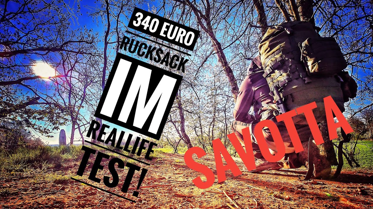 Der Savotta Jäger L Rucksack - Das Bushcraft Monster