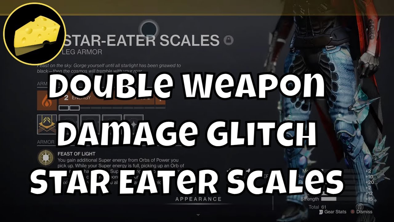 Double Weapon Damage Glitch Star Eater Scales - Exotic Hunter Boots