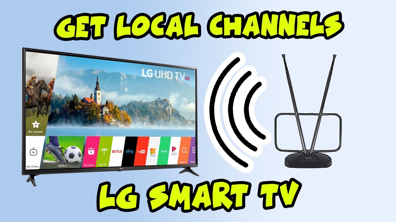 LG Smart TV : How to get Local Channels Free & Legal