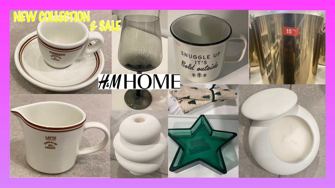 H&M  HOME NEW COLECTION AND SALE *HOME DECOR TABLEWARE & LOTS MORE.