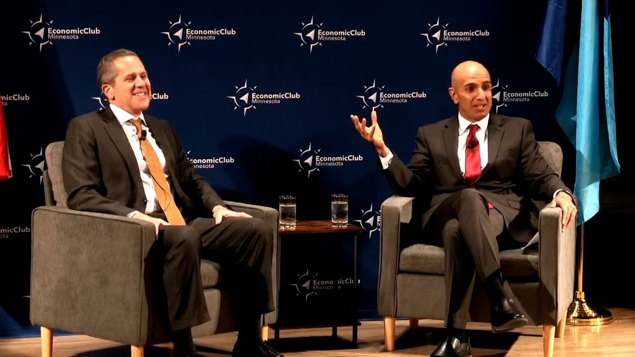 Neel Kashkari in conversation with Federal Reserve Governor Michael Barr at the Economic Club of MN