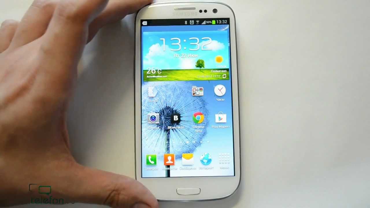Обзор Samsung Galaxy S 3 I9300: дизайн, интерфейс Nature UX (review)