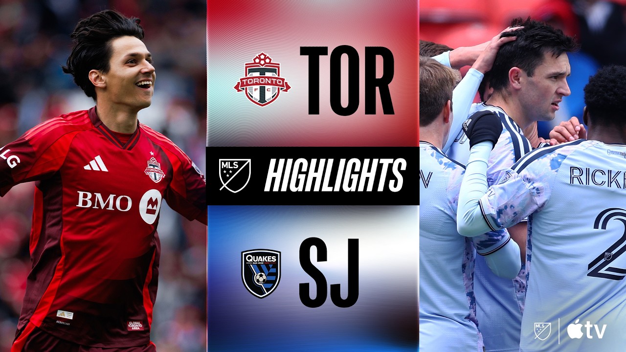 Toronto FC vs. San Jose Earthquakes | Full Match Highlights | Down To The Wire!