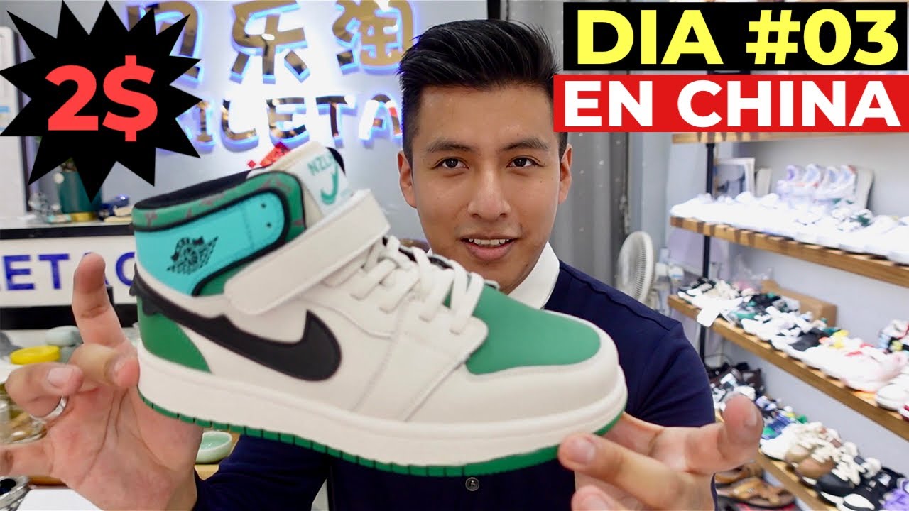 Encontré fabricantes CHINOS de ZAPATILLAS a 2$