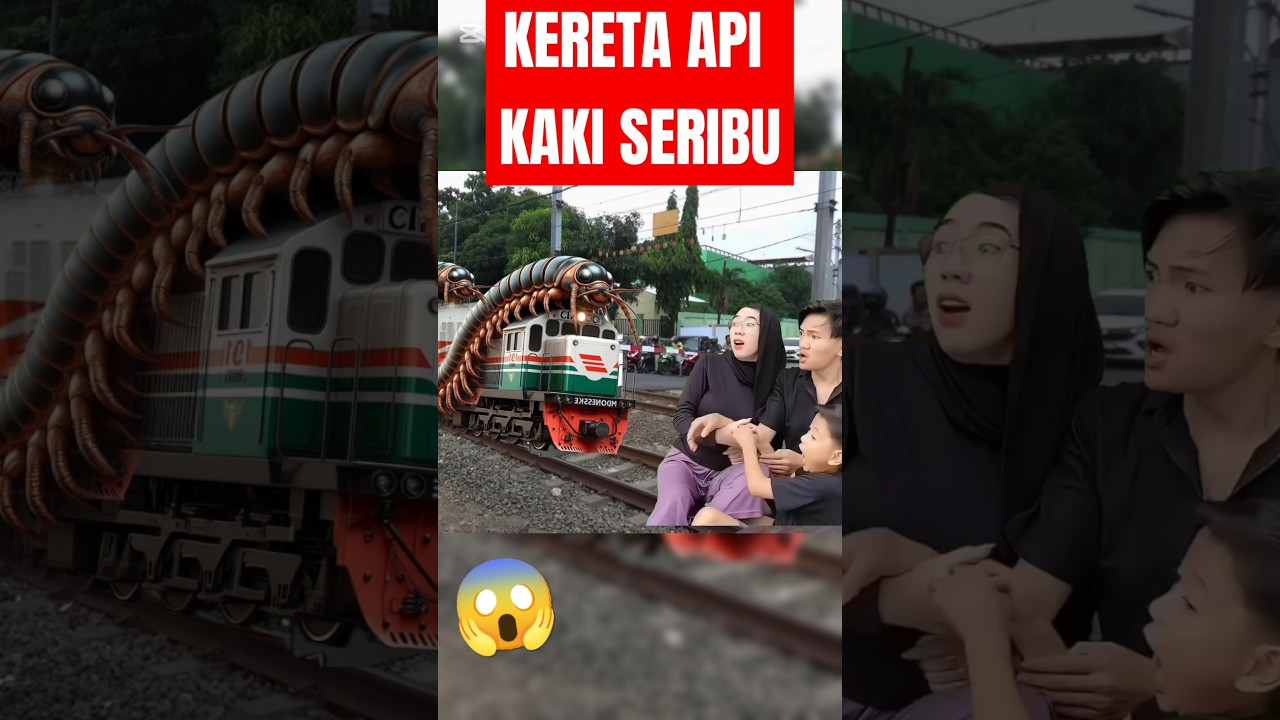 Zultan Takut Kereta api Kaki Seribu 😱😱😱