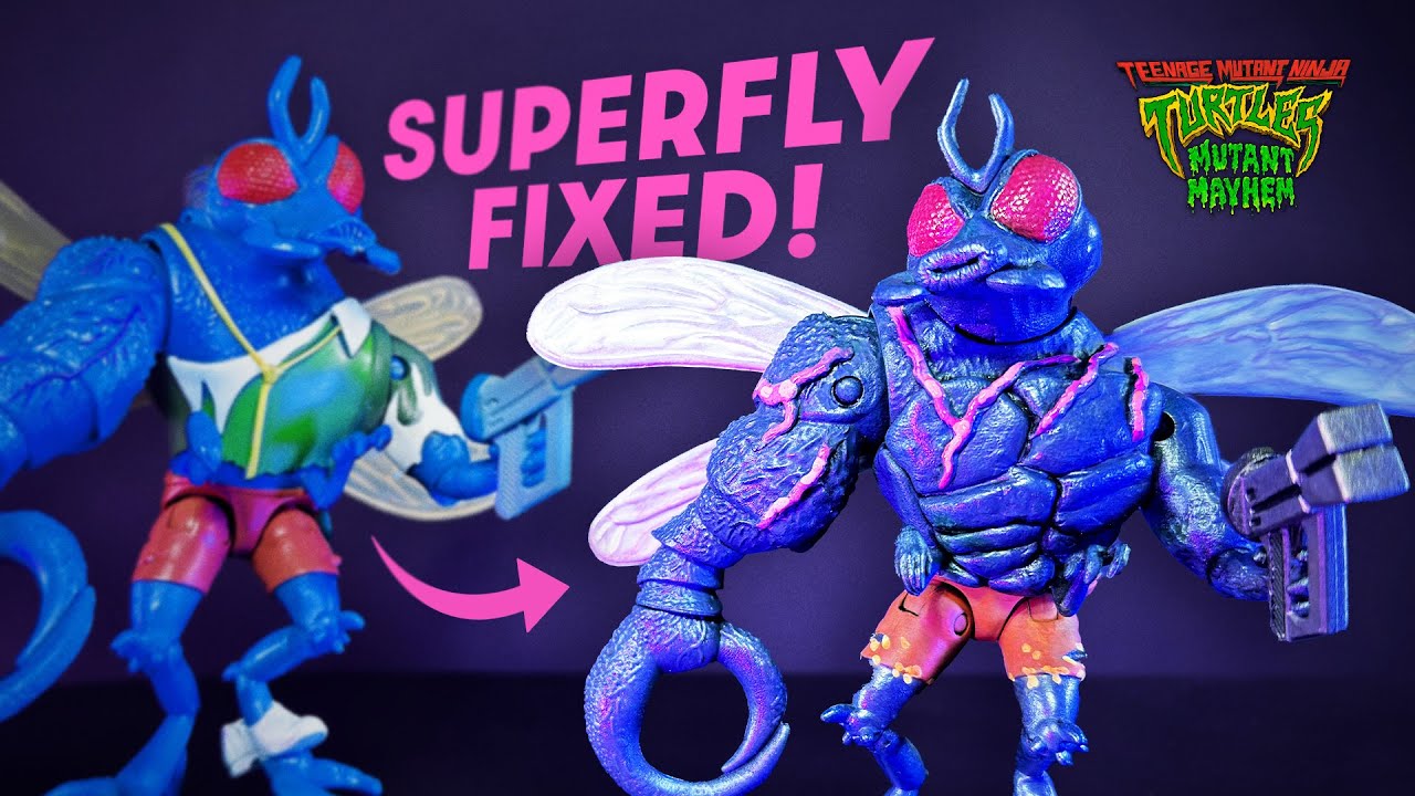 Making Superfly More Accurate! | Custom TMNT Mutant Mayhem Action Figure