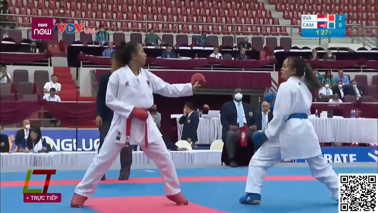Female Individual Kumite -61kg Semi Finals: Indonesia vs Cambodia | SEA Games 2022 Karate