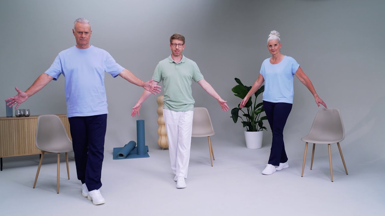 Standfester werden: Stabilisierende Übungen im Stehen für Parkinson-Patienten