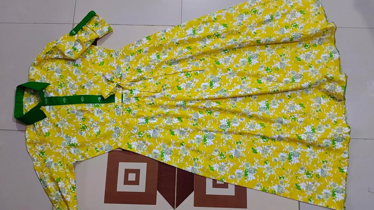 shirt collar kurti  cutting // নতুন শার্ট কলার কুর্তি কাটিং