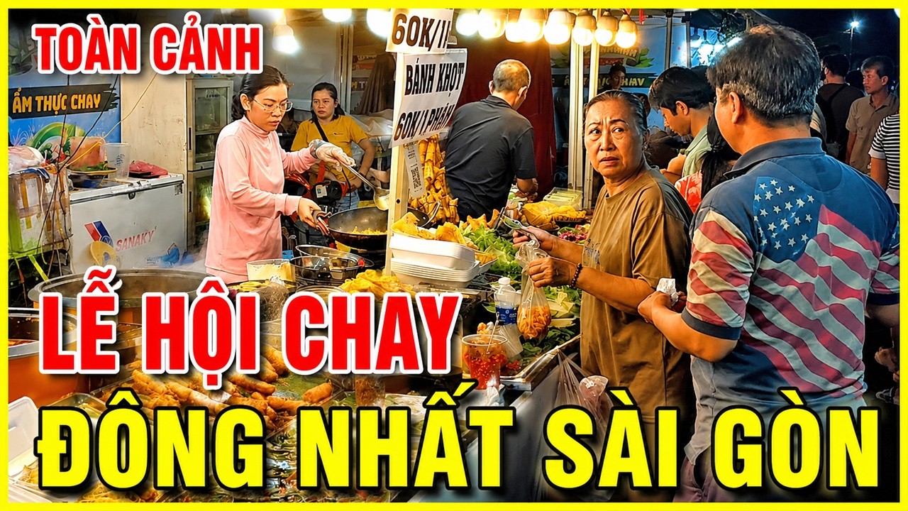 Cận Cảnh Lễ Hội Ẩm Thực Chay Công Viên Gia Định Gò Vấp 2026
