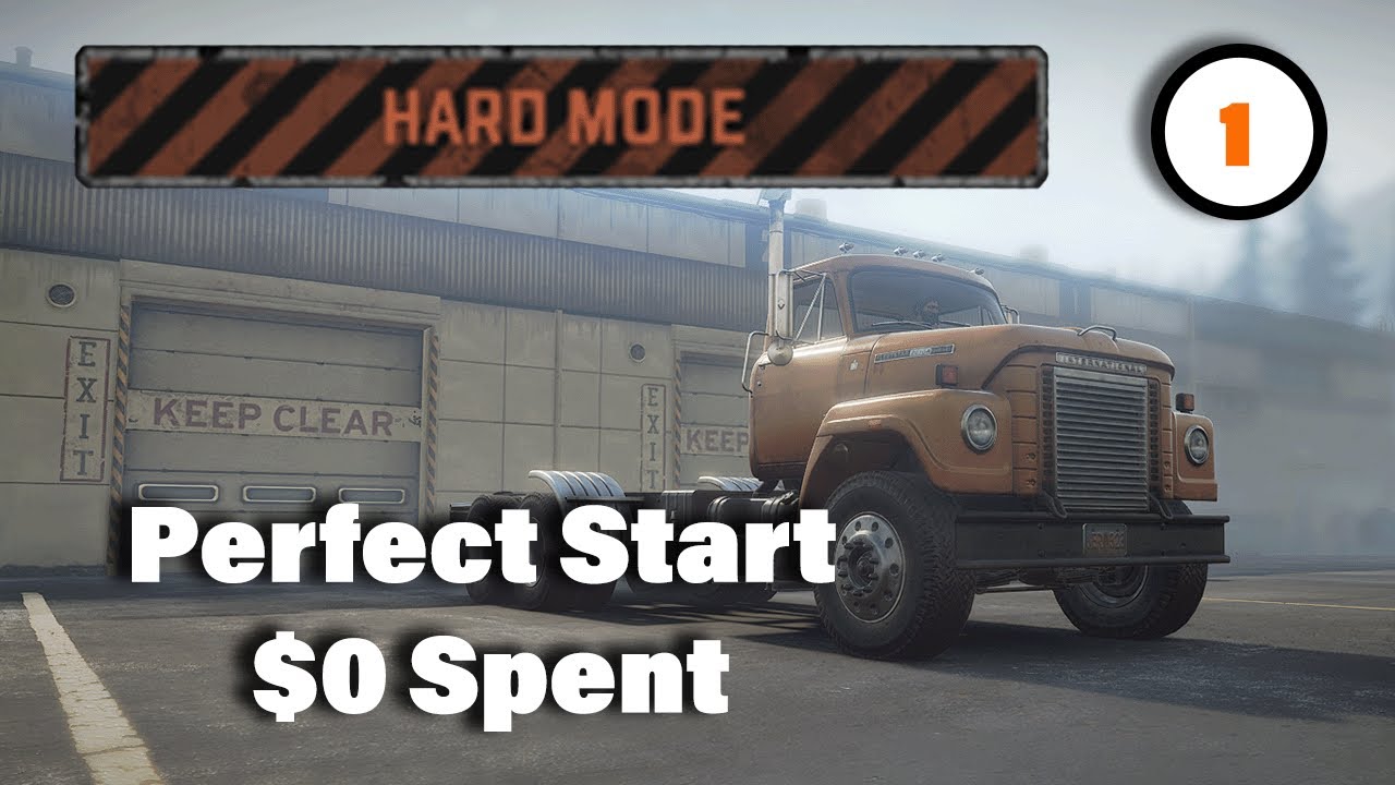 Snow Runner HARDMODE: Идеальный старт - 001