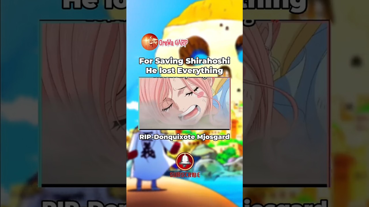For Saving Shirahoshi He lost Everything #onepiece #anime #amv #gojo #edit