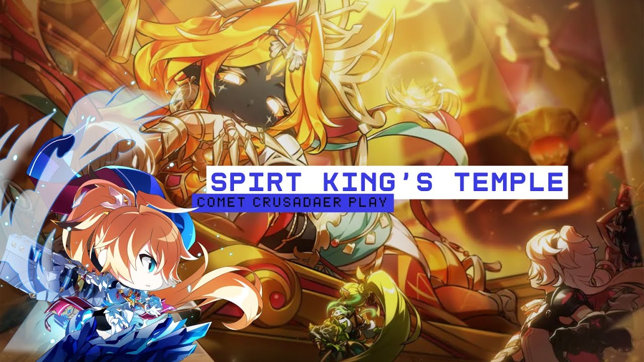 [Elsword KR] 23-3 Spirit King's Temple Comet Crusader Play / 코멧 크루세이더 정령왕의 사원 플레이